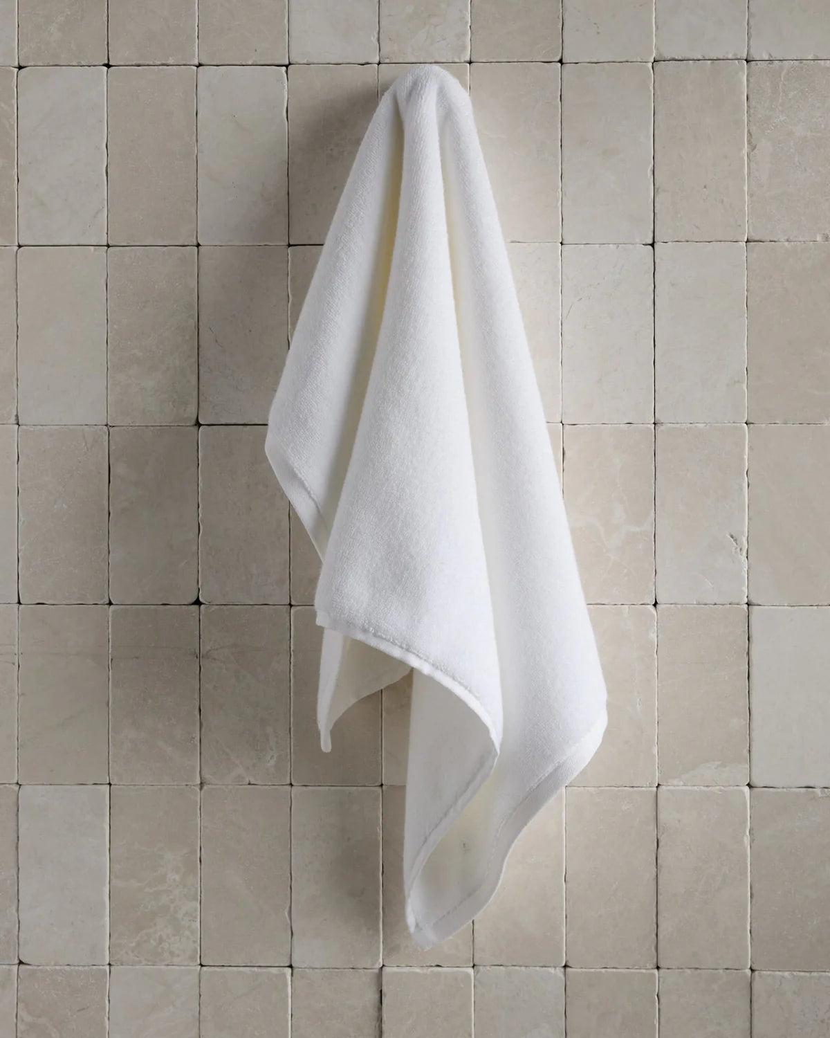 White Organic Plush Towels