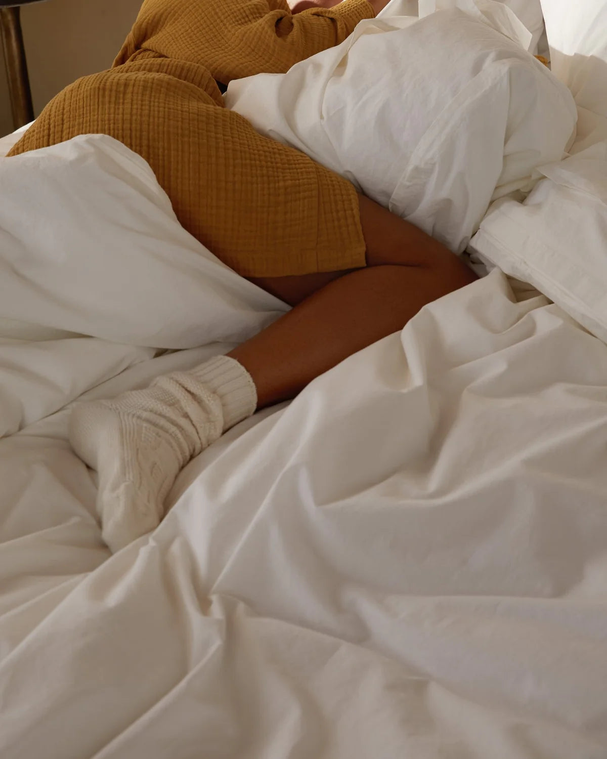 Cream Percale Duvet Cover