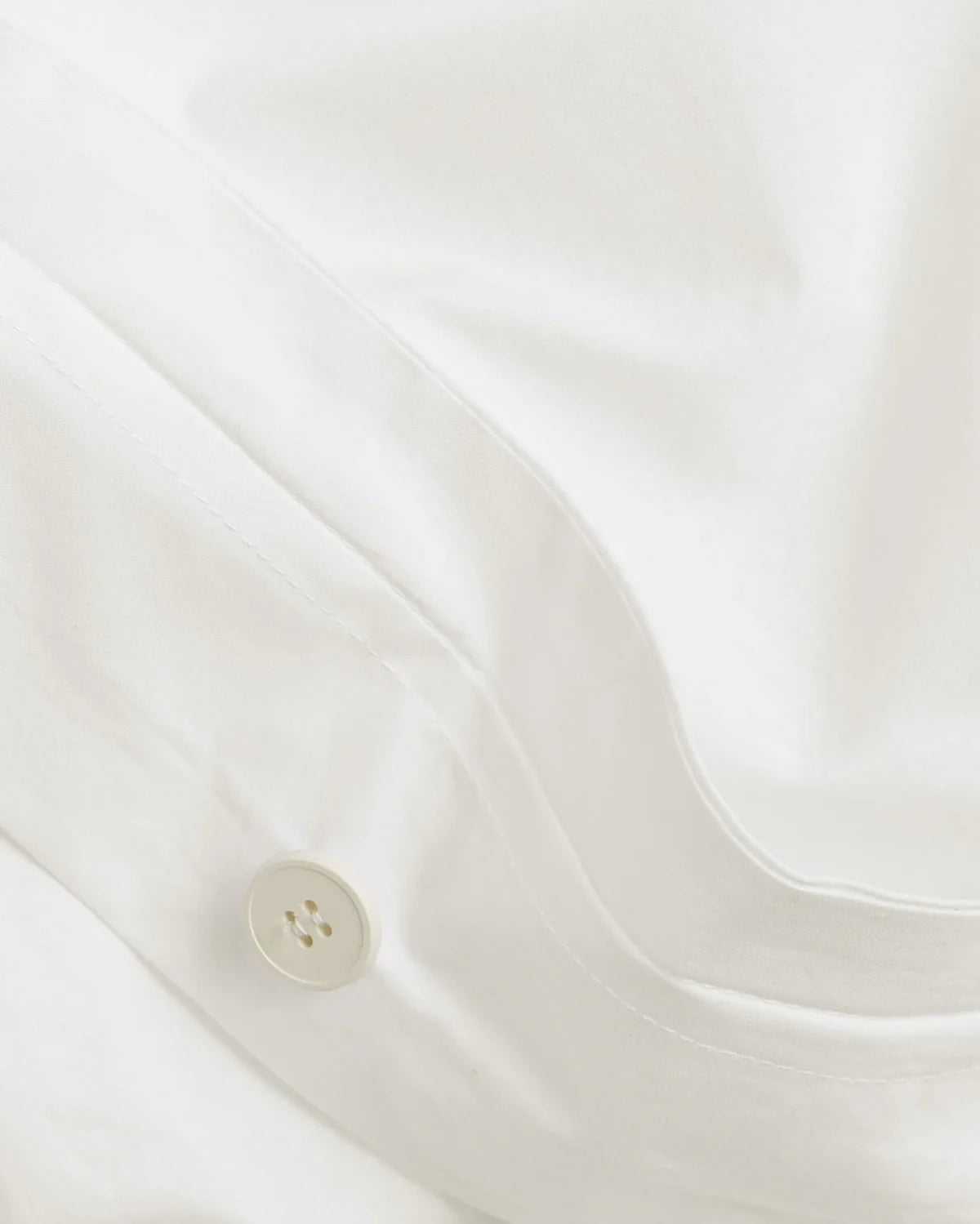 Cream Percale Duvet Cover
