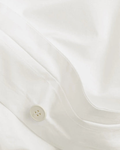 Cream Percale Duvet Cover