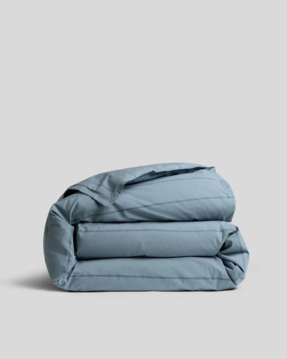 Dusk Stripe Percale Duvet Cover
