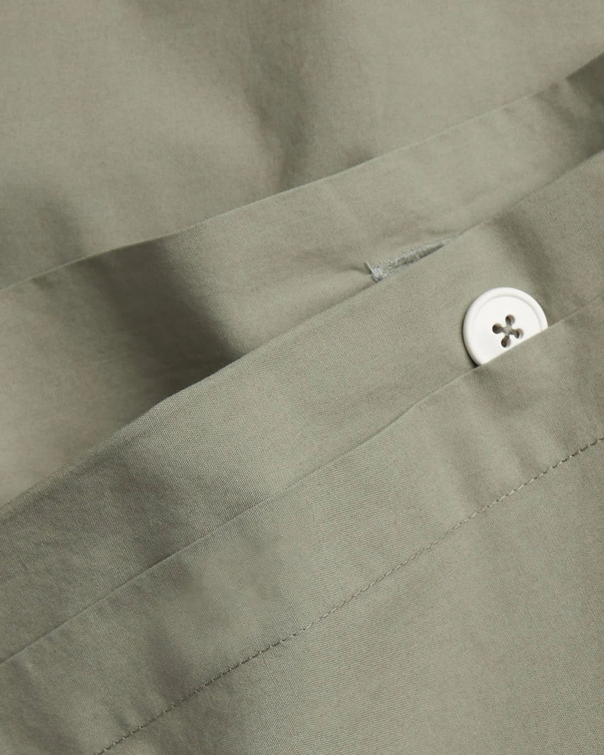 Moss Percale Duvet Cover