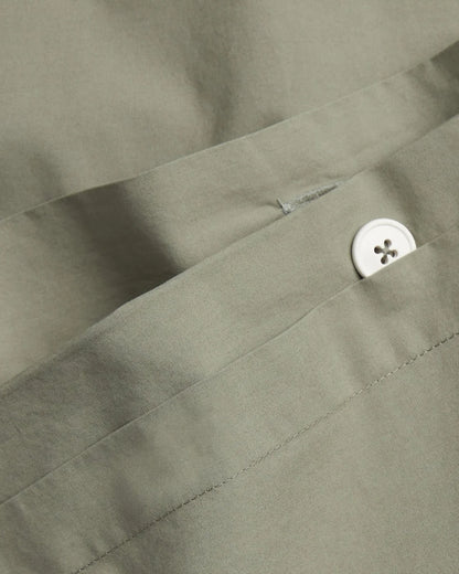 Moss Percale Duvet Cover