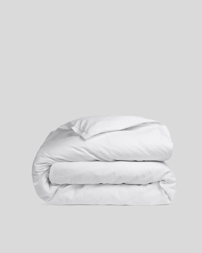 White Percale Duvet Cover