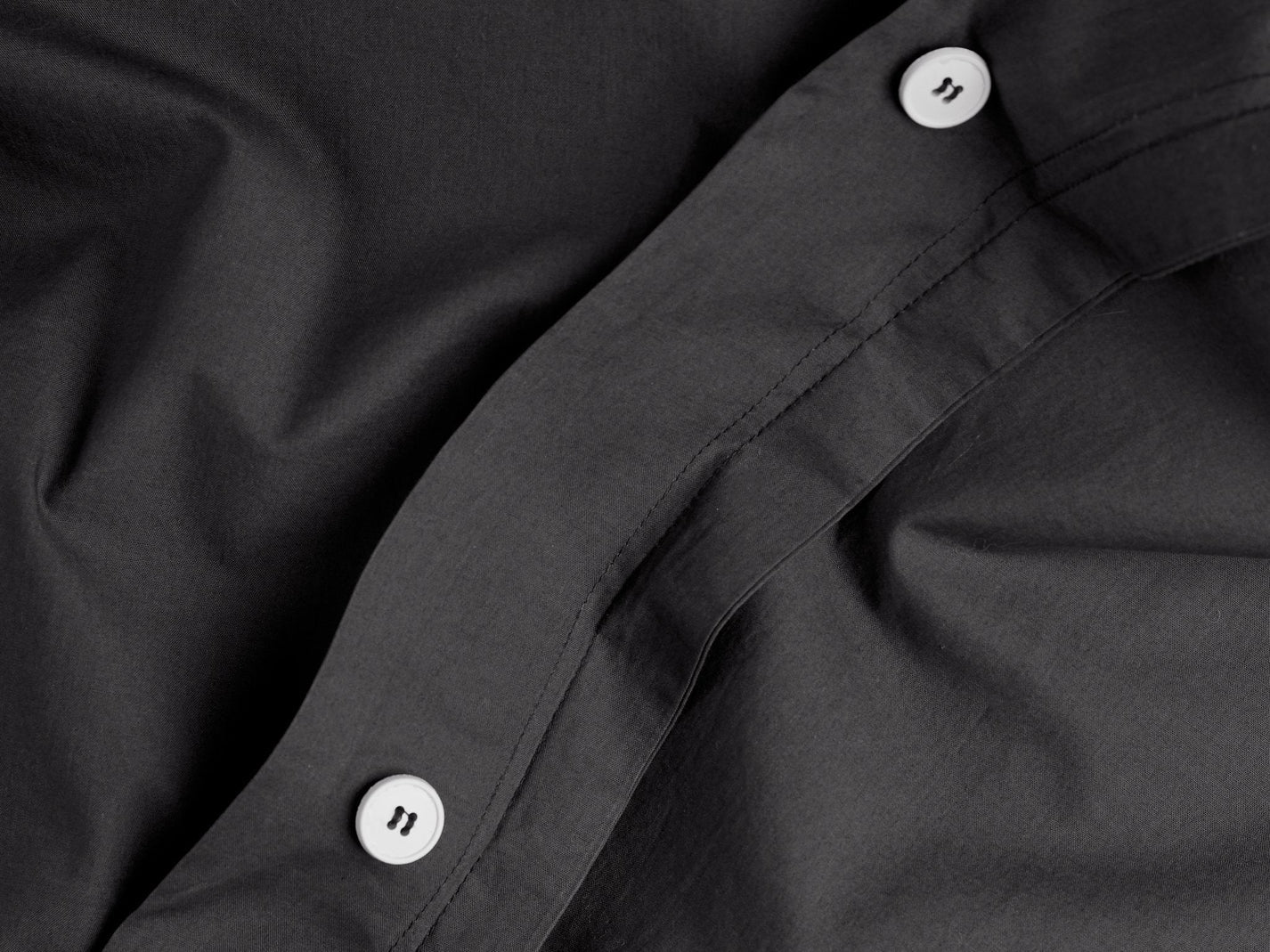 Slate Percale Duvet Cover