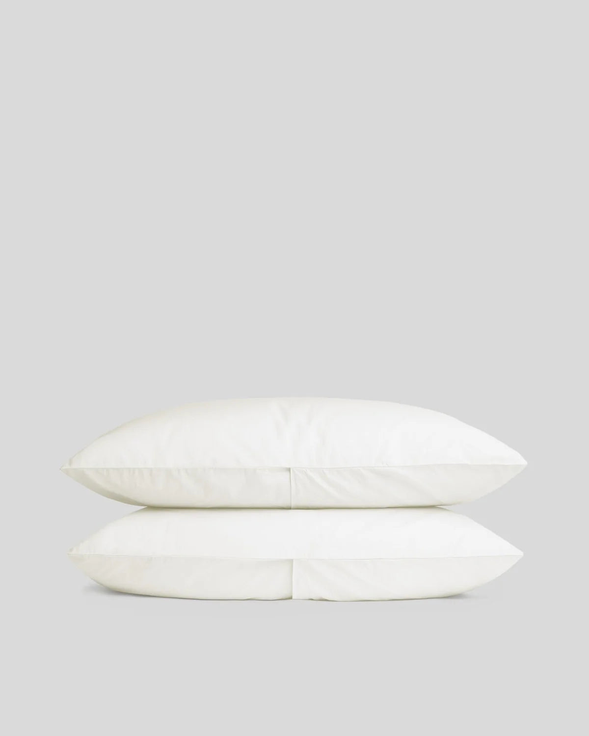 Cream Percale Pillowcase Set
