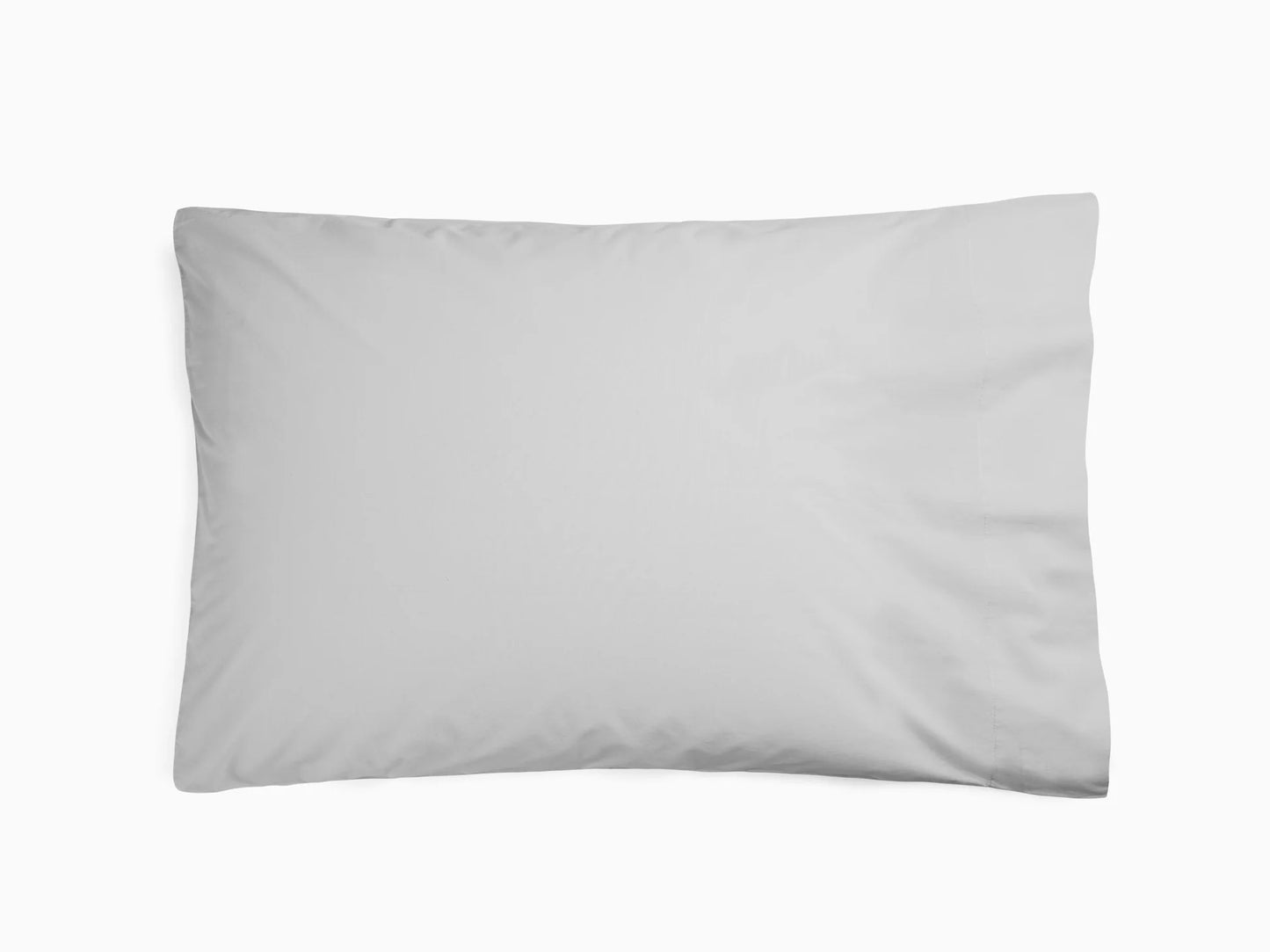 Light Grey Percale Pillowcase Set