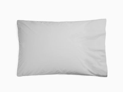 Light Grey Percale Pillowcase Set