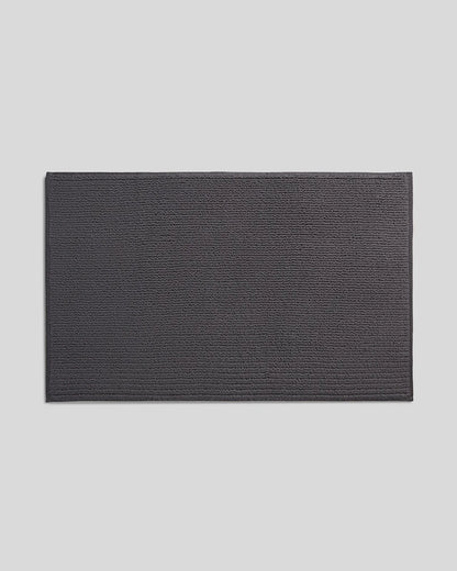 Dark Grey Soft Rib Tub Mat