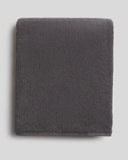 Dark Grey Soft Rib Towels