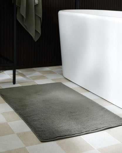 Moss Soft Rib Tub Mat