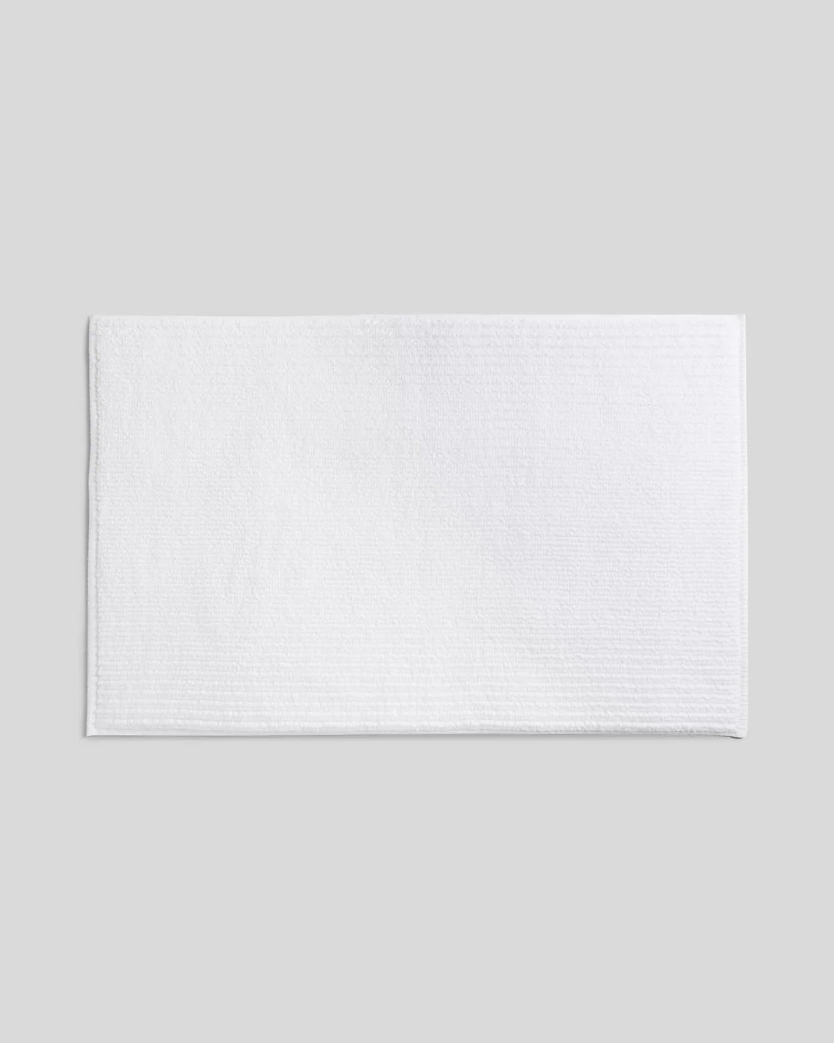 White Soft Rib Tub Mat
