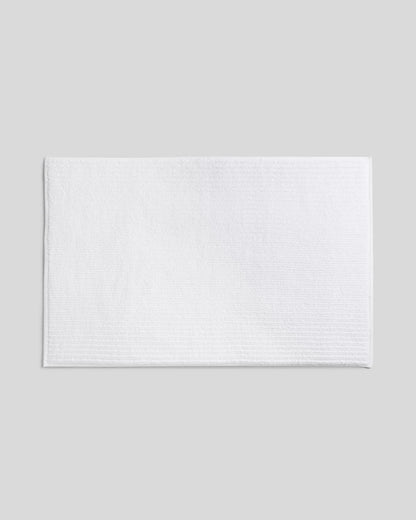 White Soft Rib Tub Mat