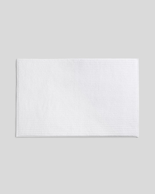 White Soft Rib Tub Mat