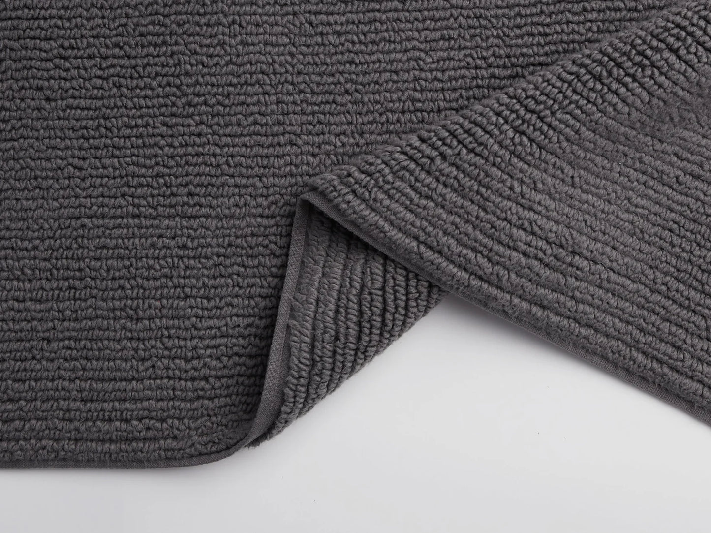 Dark Grey Soft Rib Tub Mat