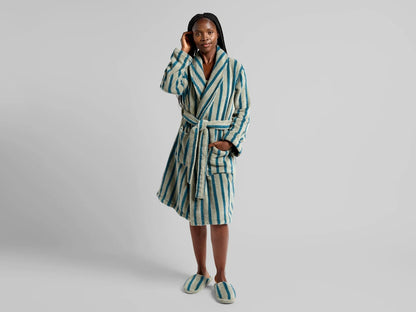 Moss & Peacock Terry Stripe Robe