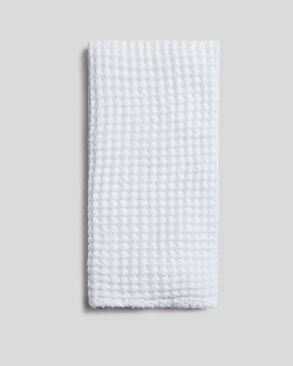 White Waffle Towels