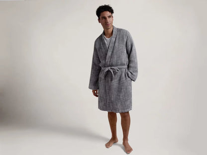 Grey Waffle Robe