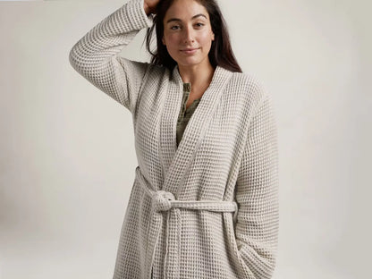 Tan Waffle Robe
