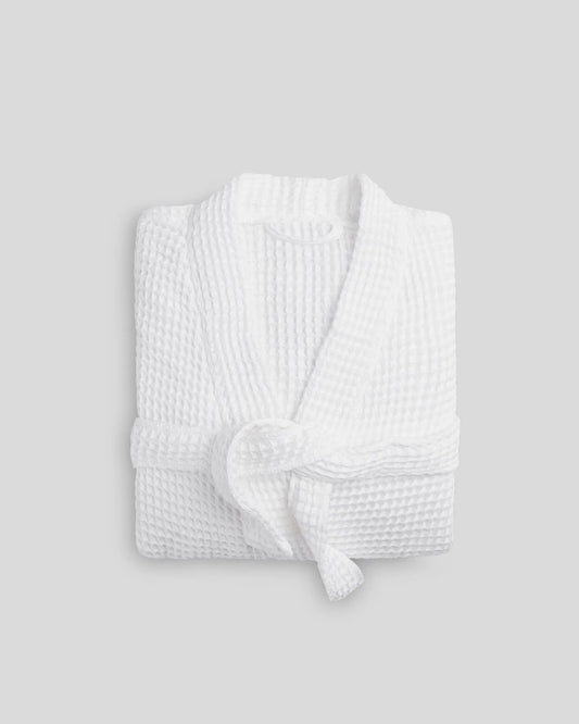 White Waffle Robe
