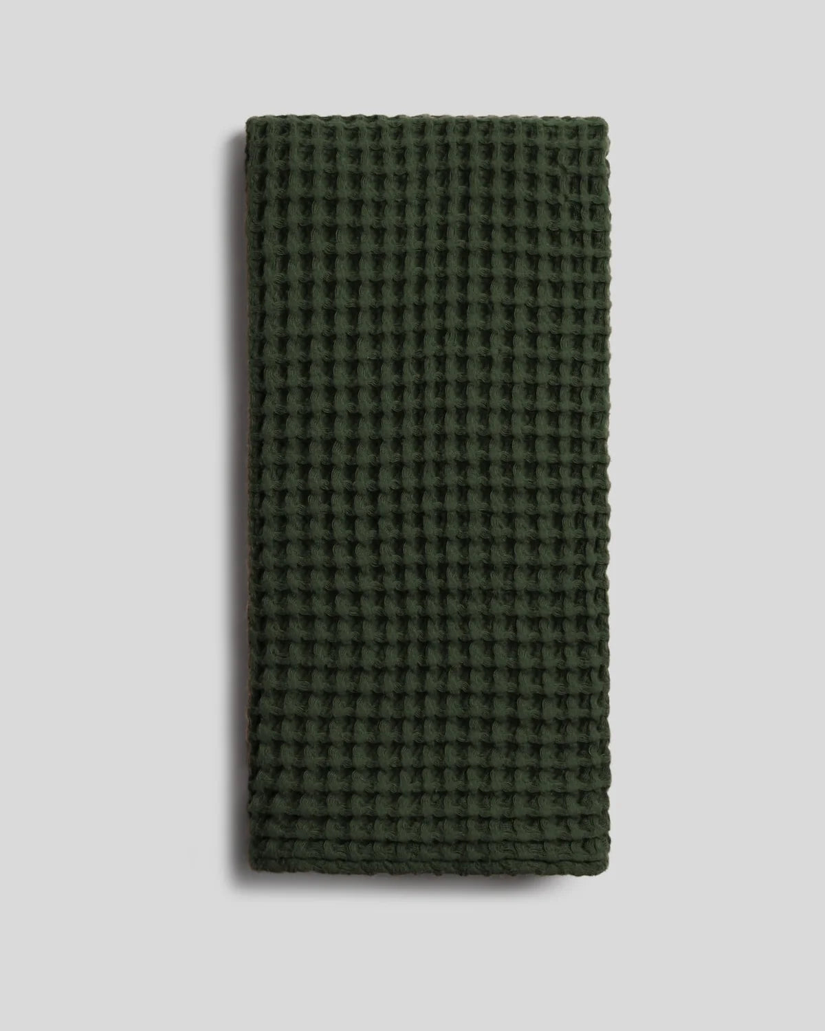 Evergreen Waffle Towels